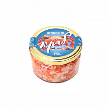 Фото Мясо краба салатное (200 г)