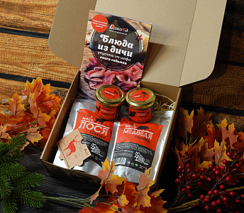Превью Подарочный набор Дикоешь с двумя паштетами 100г и тушенкой