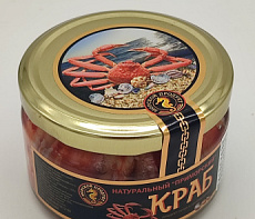 Краб камчатский (240 г), стеклянная банка