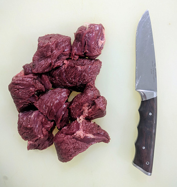 Гуляш из мяса медведя Фото Гуляш из мяса медведя